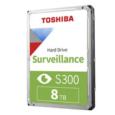 Disco Duro Interno Toshiba S300 Pro 8Tb 3.5” Sata 7200Rpm Cctv 64Cam (Hdwta80Uzsvar)